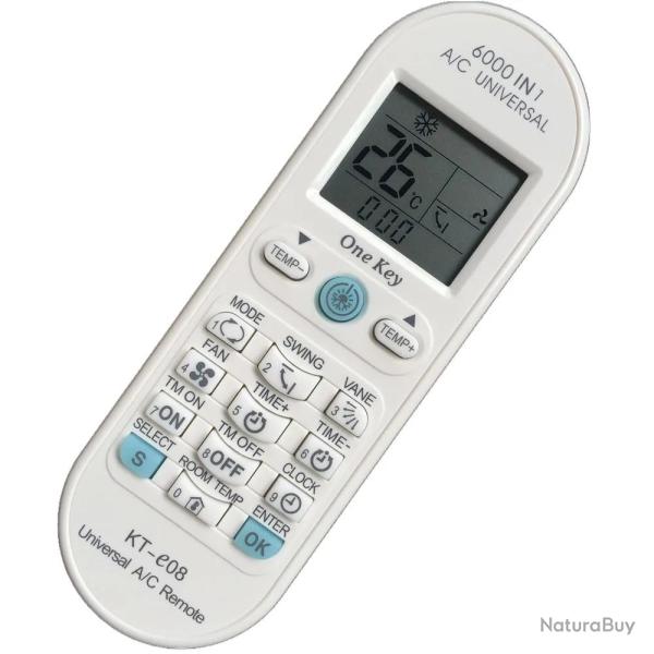 Telecommande Universelle pour Climatiseur-KT-e08