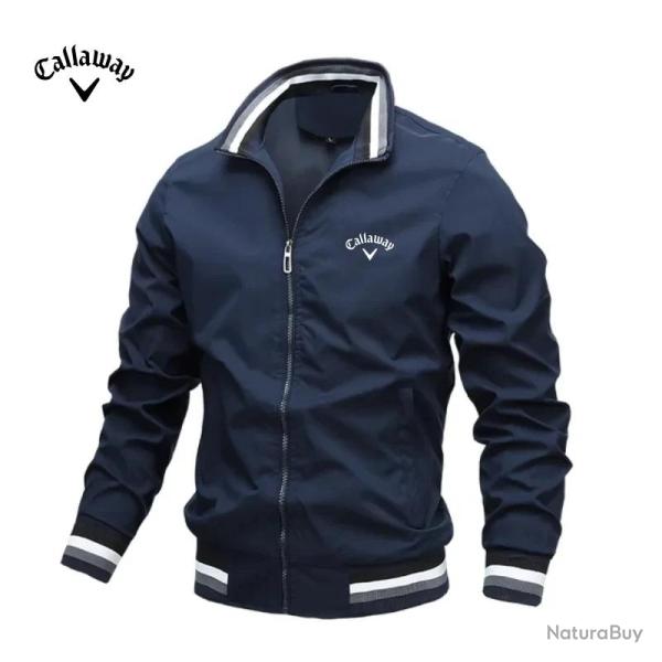 Callaway GOLF Blouson Brode Sport -Bleu-Au Choix