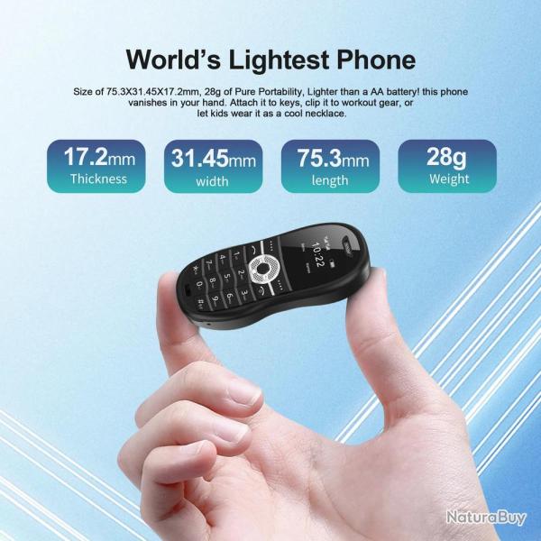 Mini Telephone Double Sim 28g-Au Choix