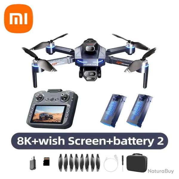 Xiaomi Drone 8K Wifi GPS 2 Cameras 8K HD 5G Grand Angle -2 Batteries