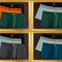 Superbe Boxer Sous Vetement de Luxe style Fashion-3pcs