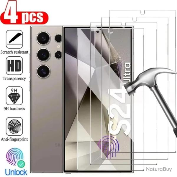 4 Ecrans Protecteur Verre Trempe pour Samsung Galaxy-Galaxy S26 Ultra
