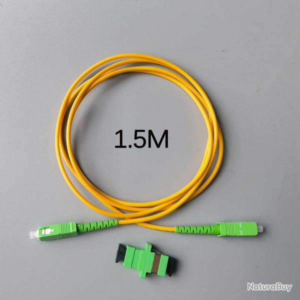 Cable Raccordement Fibre optique FTTH SC/APC-1.5m