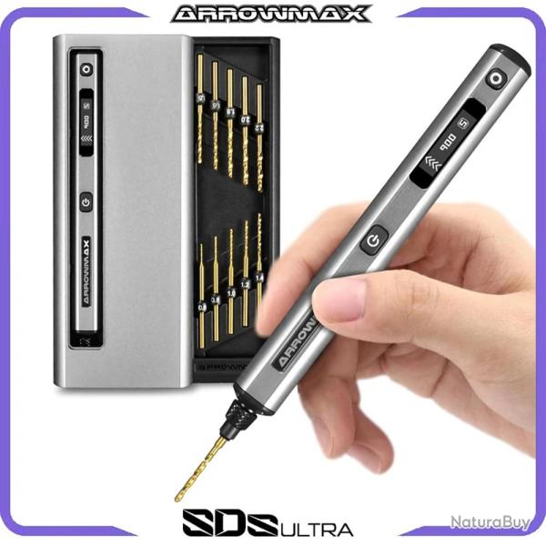 ARROWMAX Mini Perceuse Electrique Rechargeable-SDS ULTRA