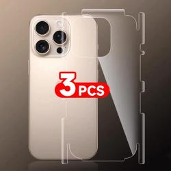 3 Film Hydrogel Protection Dos Arriere pour iPhone-iPhone 17