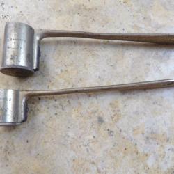 poudre noir plomb laiton rechargement dosettes gradu&eacute;es anciennes Ancre fusil chasse pistolet