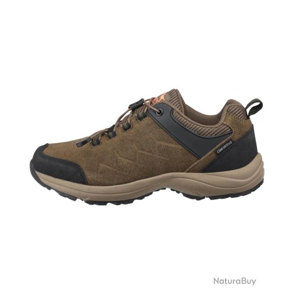 Chaussure basse Active avec la�age rapide Couleur Brun
