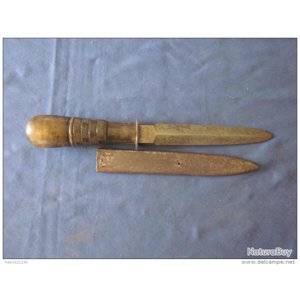 Couteau vengeur de tranch�e poilu ww1