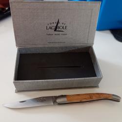 Couteau laguiole manche gen&eacute;vrier