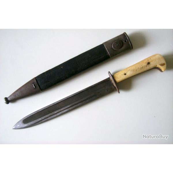 Couteau de fortune poilu ww1