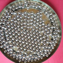 LOT DE 100 BALLES RONDES EN PLOMB BRUT NON ROULEES CAL.375 (36 PN)