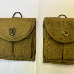 paire de pochettes USM1 reconditionn&eacute;es par l'arm&eacute;e Fran&ccedil;aise (anneau)
