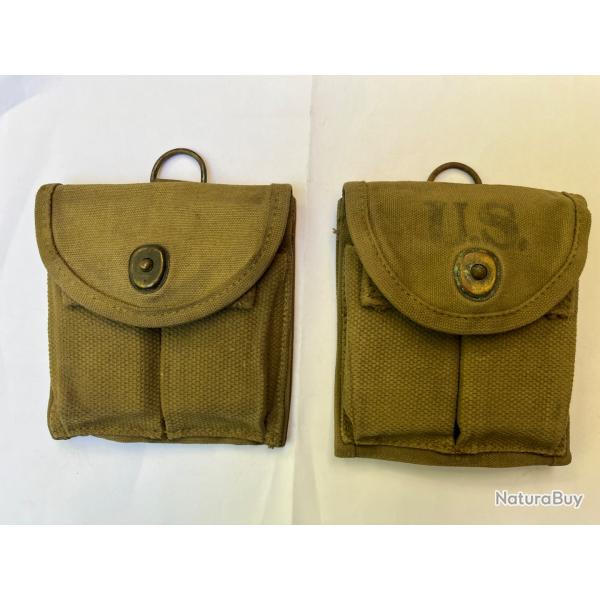 paire de pochettes USM1 reconditionn�es par l'arm�e Fran�aise (anneau)