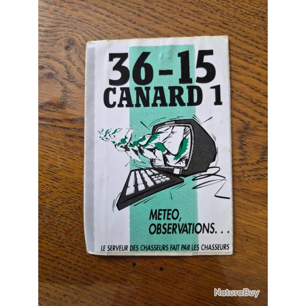 Autocollant chasse,  gibier d'eau,  canard 1