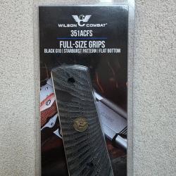 Wilson combat plaquette grip full size G10 1911