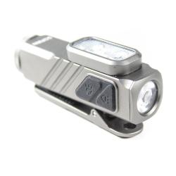 Lampe Torche Compacte ST10 1000Lm &Eacute;clairage Blanc Rouge Recharge UsbC GRIS Outdoor