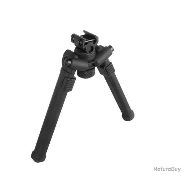 Bipied tactique pivotant avec fixation pour rail picatinny