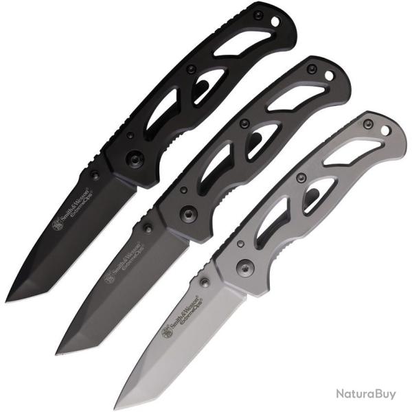 Set de trois couteaux pliants Smith & Wesson Extrem OPS