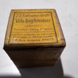 Boite  6mm V&eacute;lo Dog Revolver Soci&eacute;y&eacute; Fran&ccedil;aise de Mnition Paris