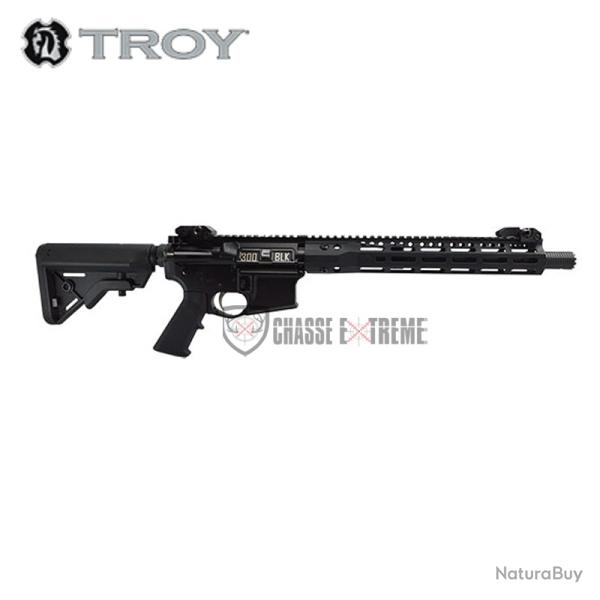 Carabine TROY A4 12''5 Cal 300 Blk Noir