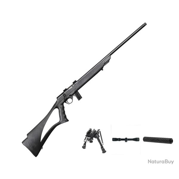 Express ! Carabine Rossi 8122 Tactical - Cal. 22 LR / Pack CTPLUS