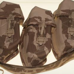 Lot de 3 porte chargeurs et ceinture camo pour paint-ball