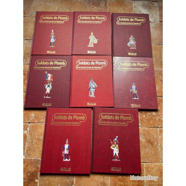 Lot de 8 livres - Soldats de Plomb de la Grande Arm�e de Napol�on