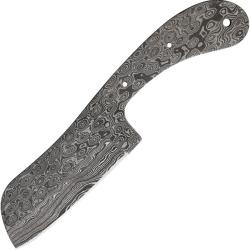 Lame de Couteau &agrave; Personnaliser Acier Damas Manche Damas BL157D