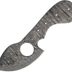 Lame de Couteau &agrave; Personnaliser Acier Damas Manche Damas Compact BL156D