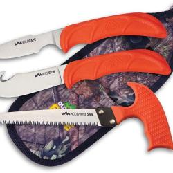 Ensemble de couteaux de chasse kit &agrave; d&eacute;pecer Outdoor Edge Wild Guide