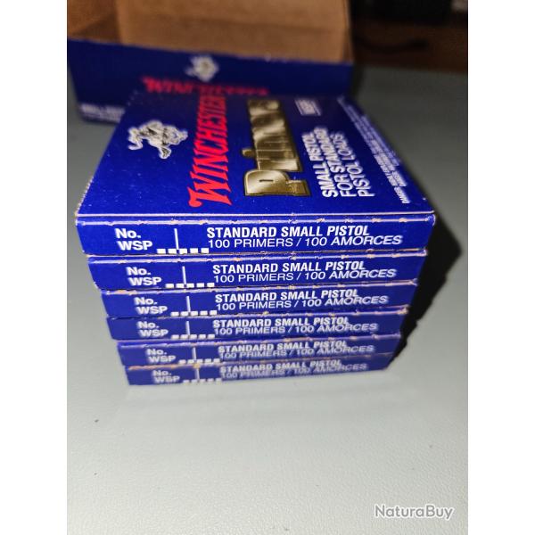 600 amorces Winchester small pistol