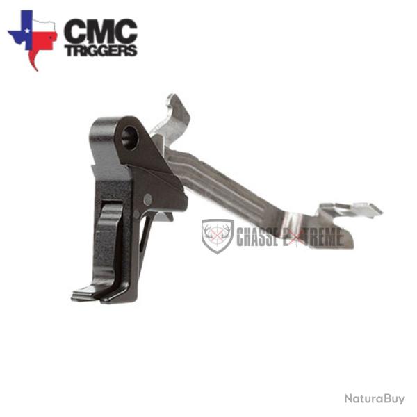 D�tente Droite sans Bloc �jecteur CMC TRIGGERS pour Glock Gen 9mm G43, G43X, G48