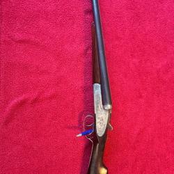 Splendide fusil juxtapos&eacute; Aya &agrave; Platine cal 12/70