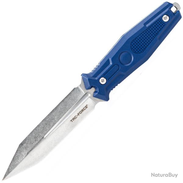 Couteau Tactique Tac Force Fixed Blade Blue