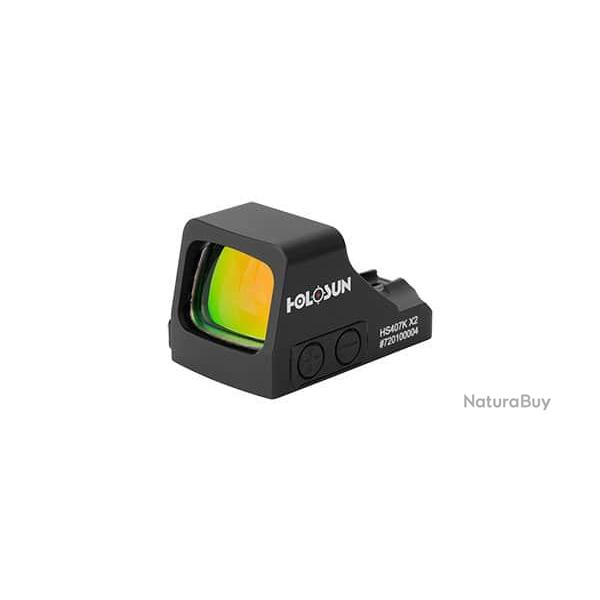 Holosun Reflex 407K X2 - Dot 6 MOA - R�ticule : Rouge