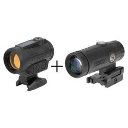 Holosun Pack ARO EVO + Magnifier HM3X - R&eacute;ticule : SPR Rouge