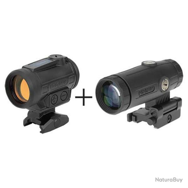 Holosun Pack ARO EVO + Magnifier HM3X - R�ticule: SPR Rouge