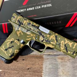 Lone Wolf / Agency Arms EXA Pistol RWA - Custom Camo Exclusif + TLR-1 + Housse