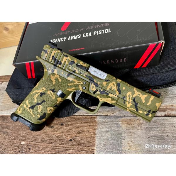 Lone Wolf / Agency Arms EXA Pistol RWA - Custom Camo Exclusif + TLR-1 + Housse