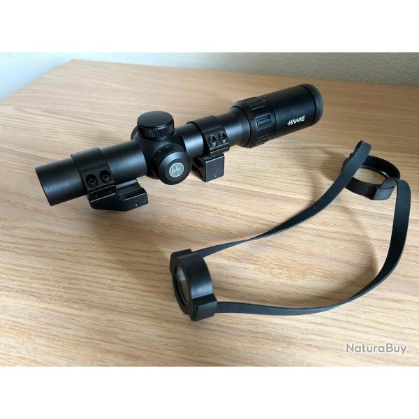 Lunette de battue HAWKE vantage 30 wa ir 1-4X24 L4A