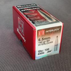 Ogives 140 gr SP 6.5mm interlock #2630