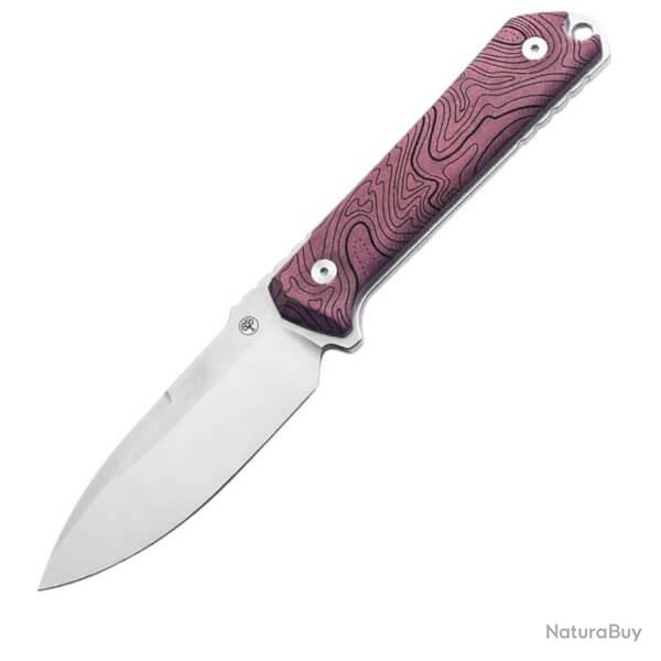 Couteau fixe Boker Kiboku Richlite Red Topo