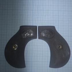Plaquettes  pour  r&eacute;volver  Colt 1877 lightning cheval cabr&eacute;
