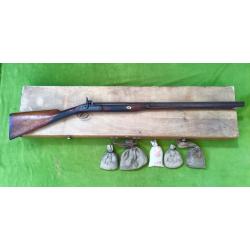 BEAU FUSIL CAL12 MONOCOUP FABRICATION ANGLAIS DE TIR DISCIPLINE LORENZONI (Ball Trap armes ancienne