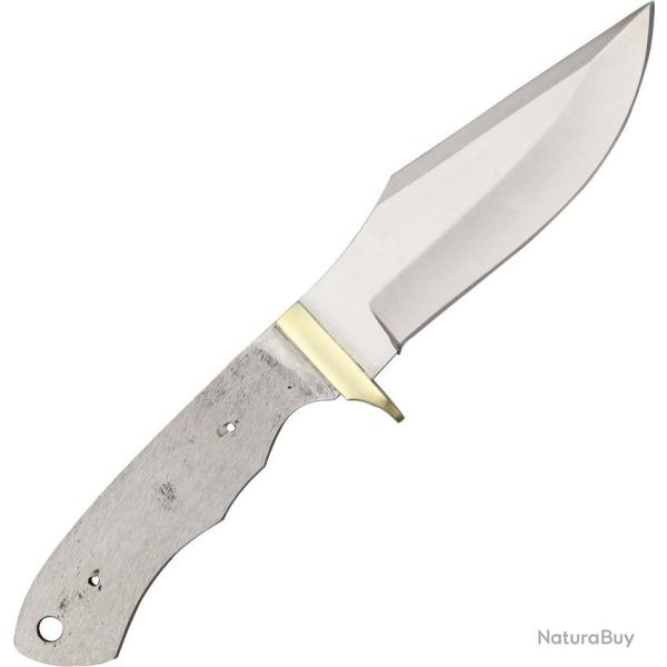 Lame de Couteau � Personnaliser Acier Inox Clip Point Rainur�e BL080