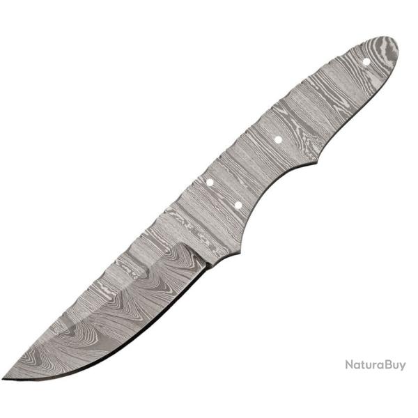Lame de Couteau � Personnaliser Acier Damas Drop Point Filewerk BLDM2751