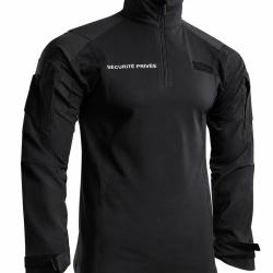 Chemise UBAS Noire S&eacute;curit&eacute; Priv&eacute;e