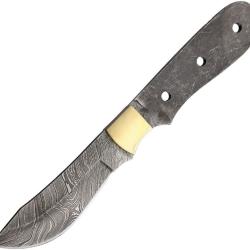 Lame Brute Knifemaking Skinner Acier Damas Garde Laiton pour Fabrication Couteau BL030
