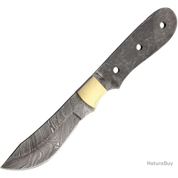 Lame Brute Knifemaking Skinner Acier Damas Garde Laiton pour Fabrication Couteau BL030