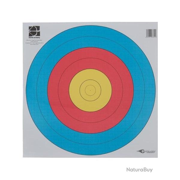 Blason FITA 80 cm, anneaux 5 � 10  - Avalon